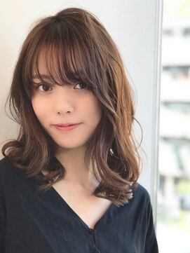 ディオ アンド ルーチェ アット(Dio&Luce at.) 【麻布十番・三田・田町】シースルーバング&ナチュラルベージュ