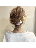 大切な日のヘアセット