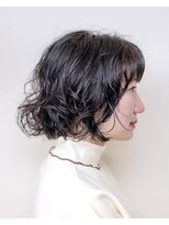 ルプラ ガーデン(le-pla garden) ショートボブ#ケアパーマ#黒髪#ボブ#ショート#豊橋#豊川#田原