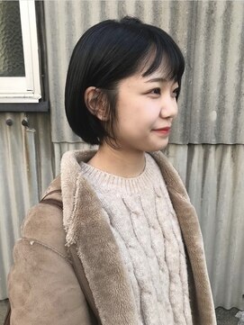 スワッグ(Swag) ナチュラルなダークグレーなボブ