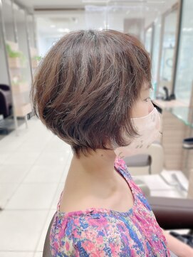 アッシュ 高円寺店(Ash) くせを活かしたまるみショート★★