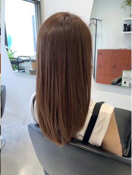 アフロディーテ 銀座(APHRODITE GINZA) くびれヘア/アプリコットオレンジ/ハイライト/縮毛矯正/銀座