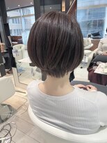 ★岡田有加★20代30代/まるみショート×ハイライト