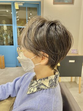 インフィニティ 新富町(Infinity) シースルーバング×ショートボブ