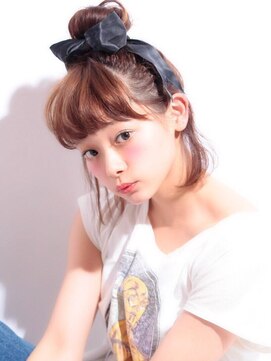 アグ ヘアー アシリ 千歳長都店(Agu hair asir) 《Agu hair》リボンアップアレンジへア
