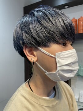 ゼストソエル(ZEST soell) 【ZEST soell　佐藤亘】韓流マッシュスタイル×シルバーブルー