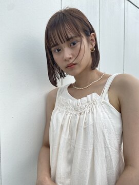 ロンド 表参道店(Lond) 顔まわりアレンジボブ