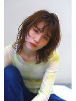 クシュ 所沢西口プロぺ通り(kusyu... )&nbsp;ペールベージュセクションカラーグラデーションカラー外ハネボブ