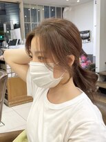 ネオリーブアイム 横浜西口店(Neolive aim)&nbsp;結ぶ方におすすめ顔周り後れ毛カット【横浜」