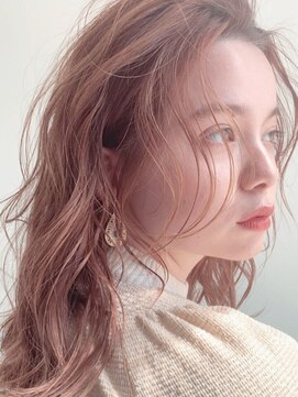 フランチェスカ(Francesca) 森ひまわり  レイヤースタイル ミルクティーピンク ベビーピンク