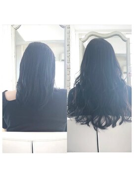 クラン ヘアーアンドスタジオ(CLAN hair & studio) ハイトーンエクステブリーチインナーミルクティーベージュ