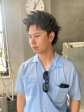 テトヘアー(teto hair) ベリーショート、スパイキーショート、黒髪短髪、メンズカット