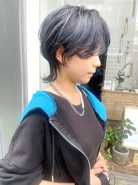 ヌード(NUDE) NUDE10代20代30代ウルフショートボーイッシュ女子 ブルージュ