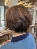 ゆるふわパーマ×くびれショート
