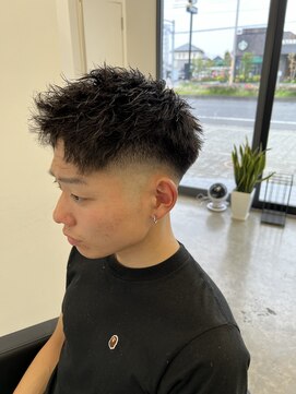 ラッドバイプティパ(rad...by petit-pas) スキンフェード×ソフトツイスト/フェード/水戸/短髪