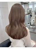 5443髪質改善ブリーチなしダブルカラーレイヤーカット韓国波巻き