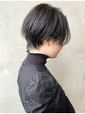 【GEEKS渋谷】ダークアッシュ/ハンサムショート/暗髪/20代30代