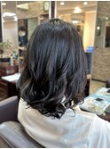 パーマがかからなかった硬毛さんにコテ巻き風パーマかけてみた！