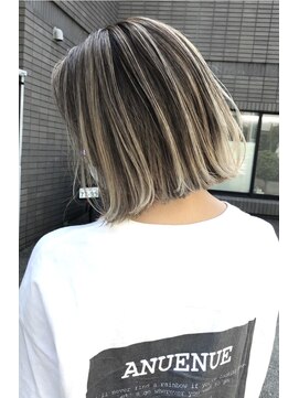 ハーツ(Heart's) 白髪ぼかし◯脱白髪染め似合わせミディアムレイヤー40代50代60代