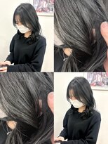 ロックス バイ マグ 松本(rocks BY MAG)&nbsp;10代20代ブルベイルミナケアカラーブリーチ無しブルーブラック