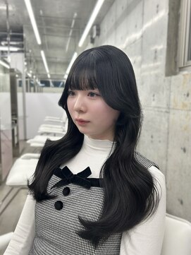 エヌアイ オモテサンドウ(ni omotesando) 韓国ガーリーヘア♪地毛風ダークグレージュ くびれレイヤー