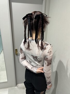 ジェム(GEM) 【hinana】ピンクブラウン×y2kアレンジ