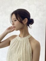 ピヌ(pinue)&nbsp;【pinue】ラフな韓国お団子ヘア @UTAE