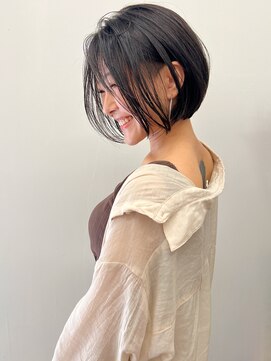 ラウンジ モリオ イケブクロ(Lounge MORIO Ikebukuro) 【morio】ショートボブ 刈り上げ女子 暗髪♪