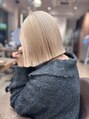 ローグ(-Logue)&nbsp;3回ほどブリーチをして、オージュアトリートメントで艶々です！