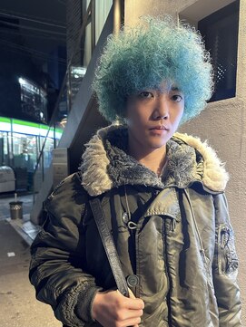 キイ ギンザ(k.e.y GINZA) 海外風パーマ/寒色系カラー