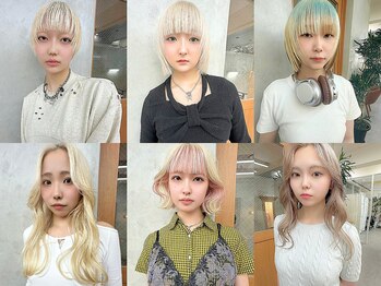 Lien ブリーチなしダブルカラー/ケアブリーチ/レイヤーカット【リアン】