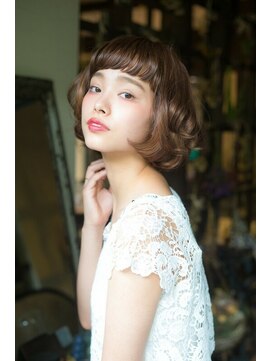 ヘアーパーク マンボ(HAIR PARK MAMBO) 透け感 ルーズヘア ショートボブ【hair park MAMBO 豊田 梅坪】