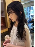 大きめカールがかわいいロングパーマ＊関内/横浜/
