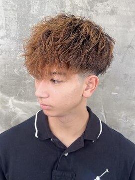 メンズサロン キング 心斎橋店(Men’s salon K!ng) 韓国オルチャンレイヤーカット透明感カラー顔まわり前髪カット