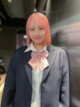 ペレ 栄 アネックス(PELE栄ANNEX) クラゲヘアー/小顔に見せるヘア/ココアベージュ/栄