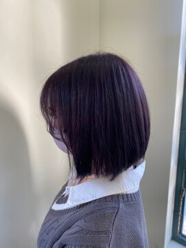 黒髪/クラゲヘアー/オリーブグレー/小顔/ココアベージュ/茨木 