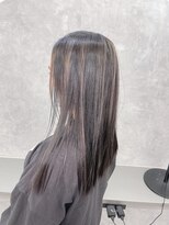 ジェミニ 大津 瀬田店(Gemini)&nbsp;着物ヘアダークアッシュミディアムレイヤーカット大津瀬田