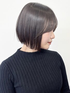 モリオフロムロンドン 松戸店(Morio from London) 【morio松戸 石山】大人可愛い前下がりボブナチュラルボブ前髪有