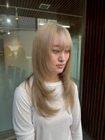 ブリッツ レボ(BLITZ-REVO)&nbsp;着物ヘア/ダークアッシュ/ミディアムレイヤーカット/柏駅