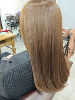 レイリー(LAiLy)&nbsp;メテオカラー　セミロング　伸ばし中スタイル