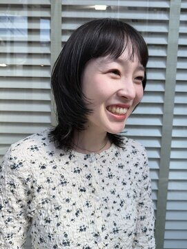 ロライマ 中目黒(roraima) ミディアムレイヤー/ウルフ/前髪/ナチュラル/大人/シースルー