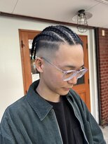 ヘアーラボ ハチ(HAIR LABO HACHI) コーンロウ×フェード