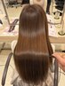 【育てる艶髪】髪質改善ミラートリートメント+カラー⇒￥15400