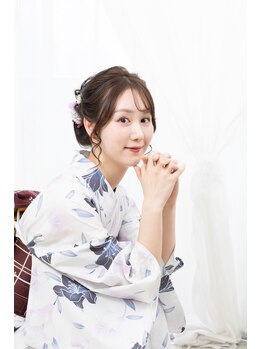 ルノンルージュ(Renon Rouge)の写真/金山駅3分/早朝6時から予約◎お祭り、花火大会の浴衣着付・ヘアセットはお任せ♪浴衣着付け/レンタルも◎