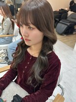 ジーナ 吉塚(Zina)&nbsp;シアーグレージュ×顔周りカット【福田】吉塚美容室 髪質改善