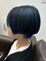 アイズム(I’sm)&nbsp;ディープブルーブラック×ブルーアンブレラカラー