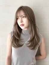 オーロ(ORO)&nbsp;大人モテ愛されロングレイヤークールベージュ
