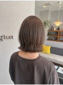 切りっぱなし×透明感抜群イルミナグレージュ