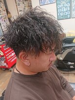 床屋のよこがわ&nbsp;ツイストパーマ