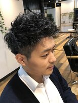 エヌ(n) 刈り上げ×ツーブロック×パーマ